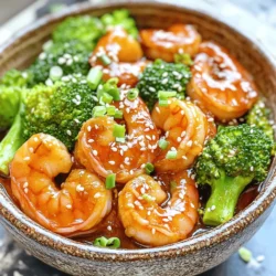 - 1 lb large shrimp, peeled and deveined - 2 cups fresh broccoli florets - 2 tablespoons soy sauce - 1 tablespoon Sriracha - 1 tablespoon honey - 1 teaspoon sesame oil - 1/2 teaspoon fresh ginger, grated - 1 tablespoon olive oil - 2 cloves garlic, finely minced - 1 tablespoon sesame seeds (for garnish) - 2 green onions, chopped (for garnish) The key to this dish is fresh, high-quality shrimp and vibrant broccoli. The shrimp should be large and juicy. I always choose shrimp that are peeled and deveined for ease. Fresh broccoli adds a nice crunch and color. The sauce brings it all together. The soy sauce gives umami, while Sriracha packs a punch. Honey balances the heat, and sesame oil adds depth. Grated ginger enhances the flavor, making it aromatic. You can also play with the ingredients. Add more Sriracha for heat or swap honey for maple syrup for a vegan option. My secret? A sprinkle of sesame seeds and green onions on top. They add a special touch that makes the dish shine. For the full recipe, check the section above. You’ll find all the steps to make this tasty dish. - Rinse shrimp and pat dry - Cut broccoli into bite-sized florets First, you need to rinse the shrimp well. Use cold water to wash off any grit. After rinsing, pat them dry with paper towels. This step helps the shrimp sear nicely. Next, take fresh broccoli and cut it into small, bite-sized florets. This makes it easy to eat and helps it cook evenly. - Steam broccoli for 3-4 minutes until bright green Now, let’s cook the broccoli. In a saucepan, bring about 1 inch of water to a boil. Place the broccoli in a steamer basket on top of the boiling water. Cover the pot tightly. Steam for about 3 to 4 minutes. You want the broccoli to be bright green and a bit crisp. Once done, remove it from the heat and set it aside. - Sauté garlic, then add shrimp until pink and opaque Next, heat a large skillet over medium-high heat. Add olive oil and let it heat up until it shimmers. Then, add minced garlic to the pan. Sauté for about 30 seconds. You want the garlic to smell good but not brown too much. After that, add the shrimp. Cook for about 2 to 3 minutes. Turn them so they cook evenly. They are done when they turn a lovely pink and are opaque. - Whisk sauce components and pour over shrimp - Gently fold in steamed broccoli While the shrimp cooks, whisk together soy sauce, Sriracha, honey, sesame oil, and grated ginger in a small bowl. Pour this sauce over the shrimp in the skillet. Make sure every shrimp gets coated. Then, gently fold in the steamed broccoli. Stir carefully to mix everything. Cook together for about 2 minutes, allowing the flavors to blend. - Cook together and garnish before serving Once everything is cooked, remove the skillet from the heat. To finish, sprinkle sesame seeds and chopped green onions on top. This adds texture and flavor. Serve your savory 20-minute Sriracha shrimp and broccoli dish hot, over rice or noodles for a complete meal. For the full recipe, check out the detailed instructions above. To keep broccoli fresh and tasty, steaming is best. Here’s how to do it right: - Prep the Broccoli: Cut the broccoli into small, bite-sized florets. This helps it cook evenly. - Steam: Boil water in a saucepan. Place the broccoli in a steamer basket above the boiling water. Cover and steam for 3-4 minutes. The broccoli should be bright green and still crisp. This method locks in nutrients. For shrimp, you want them cooked just right: - Prep the Shrimp: Rinse and dry the shrimp well. This ensures they cook evenly. - Sauté: In a hot skillet, add olive oil. Once hot, toss in minced garlic. After about 30 seconds, add the shrimp. Cook until they turn pink and opaque, usually 2-3 minutes. Adjusting the spice level can make this dish fit your taste: - Spice It Up: Add more Sriracha if you like heat. Start with a little, then taste and add more. - Cooling Garnishes: Try adding a dollop of sour cream or yogurt. This can balance the heat. You can also add garnishes for extra flavor: - Fresh Herbs: Cilantro or basil can add a fresh kick. - Crunchy Elements: Peanuts or cashews provide a nice texture contrast. Pair your dish with sides for a complete meal: - Rice or Noodles: Serve the shrimp and broccoli over white rice or noodles. They soak up the sauce well. - Meal Prep: This dish is great for lunches. Store in containers with rice or noodles for easy grab-and-go meals. For the full recipe, check out the detailed steps above. Enjoy your cooking! {{image_4}} You can easily change proteins in this dish. Chicken works well if you prefer it over shrimp. Tofu is a great plant-based choice. It absorbs the sauce's flavor nicely. For veggies, consider using snap peas, bell peppers, or green beans. They add color and crunch. Customizing the sauce can take this dish to new heights. Add lime or lemon juice for a fresh twist. Fresh herbs like cilantro or basil give a nice lift too. If you want more heat, try adding chili flakes or more Sriracha. You can even mix in peanut butter for a creamy touch. If you're short on time, try the sheet pan method. Just toss everything on a pan and bake. Cleanup is simple, as it all cooks together. For a hands-off approach, use a slow cooker. Cook the shrimp and broccoli on low for a few hours. This method lets the flavors blend beautifully. For the full recipe, check out the detailed instructions to make this dish shine. To keep your cooked shrimp and broccoli fresh, follow these tips: - Place leftovers in an airtight container. - Store them in the fridge within two hours of cooking. - Enjoy them within three days for best taste and safety. Reheat leftovers gently to maintain texture. Here are some methods: - Microwave: Use a microwave-safe dish, cover it with a damp paper towel, and heat in 30-second intervals. Stir in between to avoid hot spots. - Stovetop: Heat a non-stick skillet over low heat. Add a splash of water or broth to help steam the dish. Stir often to keep the shrimp from overcooking. To prevent shrimp from becoming rubbery, heat just until warmed through. If you want to store your dish long-term, freezing is a great choice. - Let the shrimp and broccoli cool completely before freezing. - Pack them in a freezer-safe container or bag, removing as much air as possible. - Label the container with the date and freeze for up to three months. When you are ready to use them: - Thaw in the fridge overnight or use the microwave's defrost setting. - Cook the shrimp immediately after thawing for the best texture. For the full recipe, check the above sections. Enjoy your meals! This dish takes just 20 minutes total. You need about 10 minutes to prep and 10 minutes to cook. It’s a quick meal for busy nights. You can easily fit it into your schedule. Yes, you can use frozen shrimp. Just thaw them before cooking. Rinse and pat them dry. Frozen shrimp may need a bit more time to cook. Make sure they turn pink and opaque. Yes, this dish works great for meal prep. You can make it ahead and store it in the fridge. It stays tasty for a few days. Just reheat it for a quick meal later. This way, you save time during your busy week. This dish pairs well with rice or noodles. You can also serve it with a fresh salad. If you want a crunch, try adding some toasted nuts. These sides balance the flavors and make your meal complete. Absolutely! If you like it spicy, add more Sriracha. For less heat, cut back on the Sriracha. You can also add some honey to balance the spice. Adjust it to your taste for the best experience. This dish combines shrimp and broccoli with a zesty sauce for a tasty meal. You learned the main ingredients, cooking steps, and helpful tips. Remember, you can adjust flavors and ingredients to match your taste. Whether you choose to meal prep or enjoy it fresh, this recipe is versatile. Feel free to experiment with different proteins or sauces to keep things exciting. Make this dish yours and enjoy every bite!