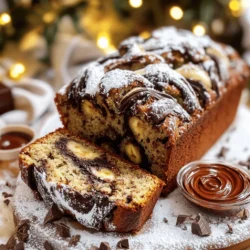 - 3 ripe bananas, mashed - 1/3 cup melted coconut oil - 1/2 cup brown sugar - 1 large egg, beaten - 1 teaspoon vanilla extract - 1 teaspoon baking soda - Pinch of salt - 1 1/2 cups all-purpose flour - 1/2 cup Nutella - Optional: 1/2 cup chopped walnuts or chocolate chips Ripe bananas are key. The riper, the better. They add natural sweetness and moisture. Use coconut oil for a light, nutty taste. Brown sugar gives a rich, caramel flavor. The egg binds the mix, while vanilla adds warmth. Baking soda helps the bread rise. A pinch of salt balances the sweetness. All-purpose flour creates the base. Nutella is the star. It adds creamy chocolate goodness. If you want crunch, add walnuts or chocolate chips. These optional mix-ins make it even better. With these simple ingredients, you create magic. Follow the [Full Recipe] for perfect results. 1. Preheat your oven to 350°F (175°C). Prepare a 9x5-inch loaf pan by greasing it with cooking spray or lining it with parchment paper. 2. In a large bowl, mash the ripe bananas until they are smooth. Mix in the melted coconut oil until creamy. 3. Add the brown sugar, beaten egg, and vanilla extract to the banana mix. Stir well to combine everything into a smooth batter. 1. Sprinkle the baking soda and a pinch of salt over the mixture. Stir gently to mix without overdoing it. 2. Gradually add the all-purpose flour to the wet mix. Fold it in with a spatula until no flour is visible. It's okay if there are a few lumps. 3. If you want, fold in chopped walnuts or chocolate chips for extra flavor and crunch. 4. Pour half of the banana batter into the prepared loaf pan. Smooth it out evenly with a spatula. 5. Spoon generous dollops of Nutella on top of the first layer. Use a spatula to spread it gently, but don’t mix it in too much. 6. Pour the rest of the banana batter over the Nutella layer. Make sure it is fully covered, then smooth the top. 7. With a butter knife, gently swirl the Nutella through the top layer of batter. This will create a beautiful marbled look. 8. Bake in your preheated oven for 55-65 minutes. Check if it's done by inserting a toothpick into the center. It should come out clean or with a few moist crumbs. 9. Let the bread cool in the pan for about 10 minutes. Carefully transfer it to a wire rack to cool completely. You can find the Full Recipe for this delightful treat above! To make your banana bread perfect, focus on texture first. Use very ripe bananas. They should be brown and soft for the best flavor. Mash them well. The more mashed they are, the smoother your bread will be. Next, watch your baking times. Set your oven to 350°F (175°C). Bake your bread for 55 to 65 minutes. Check it with a toothpick. If it comes out clean, it’s done! Swirling Nutella can be tricky. After pouring in half the batter, add dollops of Nutella. Use a knife to swirl it gently through the batter. Don’t mix it all in; let it create a pretty pattern. Presentation makes a big difference! Slice your warm banana bread into thick pieces. Serve it with extra Nutella for dipping. Dust the top with powdered sugar for a nice touch. Pair your banana bread with coffee or milk. It also goes well with a scoop of vanilla ice cream. If you have leftovers, they taste great at room temperature. You can also toast slices for a warm treat later. For the full recipe, check out the details above. Enjoy your baking! {{image_4}} You can change up the Nutella banana bread with fun flavors. Try using a different nut butter, like almond or peanut. Each nut butter adds its own taste. You can also explore spreads, like cookie butter or sunflower butter, for a unique twist. If you want to sweeten your bread differently, consider using honey or maple syrup. These options give a nice flavor while keeping it sweet. You can even add spices like cinnamon or nutmeg to enhance the taste. Just a pinch can create warmth and depth in every bite. Making this banana bread fit your diet is easy. For gluten-free options, use almond flour or a gluten-free blend. These flours work well and still give great texture. Always check for a good gluten-free brand to ensure it bakes well. If you prefer vegan, swap the egg for flaxseed meal mixed with water. This change binds the bread just like an egg does. Use plant-based milk instead of coconut oil if desired. It keeps the moistness while being dairy-free. For those looking to cut back on sugar, use ripe bananas. They add natural sweetness. You can also use stevia or erythritol as sugar substitutes. These choices can help you enjoy your treat while staying on track with your diet. Explore these variations to make your Nutella banana bread even more delightful! Try the Full Recipe for a delicious experience. To keep your Nutella banana bread fresh at room temperature, wrap it tightly in plastic wrap. This keeps moisture in and prevents it from getting stale. Place it in a cool, dry spot in your kitchen. It can last about 2-3 days this way. If you want to refrigerate it, use an airtight container. This will keep the bread from drying out and absorbing other smells. It’s best enjoyed within a week. Just remember to let it come back to room temperature before serving for the best taste. For long-term storage, freezing is the best option. Slice the banana bread first. This makes it easier to thaw only what you need. Wrap each slice in plastic wrap, then place them in a freezer bag. Be sure to label the bag with the date. Your bread can stay fresh in the freezer for up to three months. When you're ready to enjoy a slice, thaw it in the fridge overnight. For a quick method, you can use the microwave. Heat it for about 15-30 seconds. This will warm it up nicely. If you prefer it crisp, pop it in the toaster for a few minutes. Enjoy this delicious treat from the comfort of your home! Can I use unripe bananas? You can use unripe bananas, but ripe ones work best. Ripe bananas have more sweetness and moisture. They also mash easier, giving your bread a better texture. What are the best mixing techniques? Mix ingredients gently to keep the bread light. Start by mashing the bananas well. Then, mix in the oil, sugar, and egg. When adding flour, fold it in slowly with a spatula. This helps avoid overmixing, which can make the bread tough. How do I prevent the bread from being too dense? To avoid dense bread, do not overmix your batter. After adding flour, mix just until it disappears. Also, make sure your baking soda is fresh. If it's old, it may not rise well. Calorie count and nutritional breakdown One slice of Nutella banana bread has about 200 calories. It contains carbs, fats, and some protein. The bananas add fiber and potassium, making it a tasty treat. Ingredient substitutions and their effects on nutrition You can swap coconut oil with applesauce for fewer calories. Using whole wheat flour boosts fiber but may change the texture. Nutella adds sugar, so consider using less or a lighter spread. Tips for healthier variations in this recipe For a healthier option, reduce sugar or use honey. You can also add nuts for protein. If you're feeling adventurous, try adding spices like cinnamon for extra flavor without added sugar. For the full recipe, check out Nutella Swirled Banana Bliss. You now know how to make Nutella banana bread from start to finish. You learned about the key ingredients and the step-by-step process. We covered tips for the best results, serving ideas, variations for taste, and storage methods. This recipe is simple and fun. It offers many ways to customize your bread. Enjoy trying out your own unique twists or share it with friends! Happy baking!