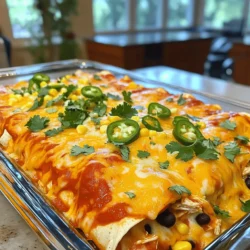 Chicken and Cheese Enchiladas Bake Easy Family Meal
