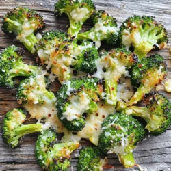 The key to a tasty Garlic Parmesan Roasted Broccoli lies in its simple yet flavorful ingredients. Here’s what you need: - 1 large head of broccoli, cut into bite-sized florets - 4 tablespoons extra virgin olive oil - 4 cloves garlic, finely minced - 1/2 cup freshly grated Parmesan cheese - 1 teaspoon smoked paprika - Sea salt and freshly ground black pepper to taste - 1 tablespoon freshly squeezed lemon juice - Zest of 1 medium lemon - Optional: a pinch of red pepper flakes for heat These ingredients work together to create a dish that is both healthy and delicious. Broccoli is packed with vitamins and minerals, making it a great choice for a side dish. The olive oil adds healthy fats, while garlic brings a bold flavor. Parmesan adds a rich, savory note that perfectly complements the roasted broccoli. Feel free to adjust the spices to your taste. If you like heat, the red pepper flakes will give you a nice kick. For more flavor, consider adding your favorite herbs. This dish is all about making it your own! For the complete cooking instructions, check out the Full Recipe. - Preheat your oven to 425°F (220°C) for optimal roasting. - In a large bowl, mix broccoli florets with olive oil, garlic, smoked paprika, salt, and pepper. Toss it well so every piece gets coated. - Spread the broccoli in a single layer on a baking sheet. This helps it roast evenly and get crispy. - Roast the broccoli for 15-20 minutes. Toss it halfway through for even cooking. Look for crispy edges and tender bites. - After roasting, sprinkle the broccoli with Parmesan, lemon juice, and zest. Toss gently to combine. The heat will make the cheese melt just right. - Serve the warm broccoli right away for the best flavor. Garnish it with extra Parmesan if you like. Enjoy your Garlic Parmesan Roasted Broccoli as a tasty side dish! Check out the Full Recipe for more tips. To achieve crispy and tender broccoli, start by using high heat. Preheat your oven to 425°F (220°C). This temperature helps the broccoli roast quickly. Spread the florets in a single layer on your baking sheet. If they are too close, they will steam instead of roast. Toss the broccoli halfway through cooking. This action ensures even browning and crispiness. Look for dark edges and tender stems as signs of perfect roasting. When selecting broccoli, look for heads that are bright green. The florets should be tightly packed. Avoid any yellowing or wilting, as these are signs of age. The stems should be firm and not too woody. Fresh broccoli has a nice, earthy smell. This scent indicates that it is fresh and ready to cook. If you can, choose organic broccoli to reduce pesticide exposure. To enhance the flavor of your Garlic Parmesan Roasted Broccoli, consider adding extra spices. A pinch of red pepper flakes gives a nice kick. You can also try adding fresh herbs like thyme or rosemary. These herbs bring a lovely aroma and complexity to the dish. For a different twist, experiment with lemon zest or balsamic vinegar. Each of these can elevate the overall taste and make your dish even more exciting. For the complete recipe, check out the Full Recipe. {{image_4}} You can mix it up with cheese. Try using cheddar for a sharper taste. Feta adds a crumbly texture and a salty bite. Goat cheese gives a creamy richness. For a nutty flavor, opt for Gruyère. Each cheese brings a unique twist to your Garlic Parmesan Roasted Broccoli, making it fun to explore. If you want to try something different, consider air frying or steaming. For air frying, set it to 400°F (200°C) and cook for about 10-12 minutes. Shake the basket halfway through for even crispness. If you prefer steaming, bring water to a boil and steam the broccoli for about 5-7 minutes. Then, toss it with olive oil and cheese like in the full recipe to finish it off. You can play with spices for new flavors. Try adding a pinch of cayenne pepper for heat. Smoked paprika gives a deeper taste. For a fresh twist, sprinkle some lemon pepper on top. If you love herbs, mix in dried oregano or thyme. Each spice can change the dish and keep it exciting! To keep leftover roasted broccoli fresh, store it in an airtight container. Make sure it cools to room temperature first. This helps prevent moisture buildup. You can store it in the fridge for up to three days. If you want to enjoy it later, you can also wrap it tightly in plastic wrap. To reheat your broccoli, use the oven or a skillet. Preheat the oven to 350°F (175°C) for about 10 minutes. Place the broccoli on a baking sheet. Heat it for 5 to 10 minutes. If using a skillet, add a little olive oil and heat over medium. This keeps it crisp and tasty. If you want to freeze roasted broccoli, do so right after cooking. Let it cool completely, then spread it on a baking sheet. Freeze until solid, about 1 hour. After that, transfer it to a freezer bag. Keep in mind, freezing may change the texture. It might be softer when thawed. Use it in soups or casseroles for the best taste. Check out the Full Recipe for more details on making this delicious dish! Yes, you can use frozen broccoli! Just remember to thaw and drain it first. This step helps remove excess water. After that, toss it with the oil, garlic, and spices just like fresh broccoli. You might need to roast it a bit longer, around 20-25 minutes. Check for crispy edges to know it's done. To make this dish vegan, swap the Parmesan cheese for a plant-based option. Nutritional yeast is a great choice. It adds a cheesy flavor without dairy. You can also use vegan cheese that's designed for melting. The rest of the recipe stays the same, so it’s easy to make vegan! Roasted broccoli pairs well with many dishes. It complements grilled chicken or fish beautifully. You can also serve it with pasta or quinoa for a filling meal. Add some lemon slices to enhance the freshness. This dish also works well in a salad or as a side to a hearty stew. Check the broccoli after 15 minutes. Look for bright green color and crispy edges. The stems should feel tender but not mushy. If you want more crunch, roast for a few more minutes. The key is to find a balance between tender and crispy for the best texture. Roasting broccoli brings out its great taste and texture. You learned the best ingredients, from garlic to cheese. I shared steps for perfect roasting and tips for freshness. Consider variations to keep meals exciting. Whether you prefer air frying or trying new spices, explore options. Remember, fresh ingredients and proper techniques make all the difference. Enjoy your flavorful, roasted broccoli in many ways!
