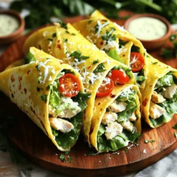 Savory Chicken Caesar Wraps Quick and Easy Meal