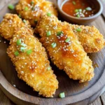 To make these tasty chicken tenders, you need: - 1 pound chicken tenders - 1/2 cup all-purpose flour - 1 large egg, beaten - 1 cup panko breadcrumbs These ingredients create a juicy and crispy base for your dish. Flavor makes all the difference! You will need: - 1 teaspoon garlic powder - 1/2 teaspoon salt - 1/2 teaspoon black pepper These seasonings add a savory touch. The flour helps the chicken stick to the breading. The sauce brings everything together. For the sweet chili sauce, gather: - 1/4 cup sweet chili sauce - 1 tablespoon low-sodium soy sauce - 1 teaspoon sesame oil This mix adds a sweet and spicy kick. Garnish with chopped green onions and sesame seeds for extra flair. First, gather your chicken tenders. You’ll need one pound for this recipe. In a large bowl, mix the all-purpose flour, garlic powder, salt, and black pepper. This blend gives the chicken great flavor. Toss the chicken tenders in the flour mixture until they are coated evenly. This step helps the breading stick well. Now, let’s set up your breading station. You need two bowls. In the first bowl, beat one large egg. This will help the breadcrumbs stick. In the second bowl, pour in one cup of panko breadcrumbs. These breadcrumbs will make the tenders crispy. You’re ready to coat the chicken! Before cooking, preheat your air fryer to 400°F (200°C) for five minutes. This ensures even cooking. Lightly spray the air fryer basket with cooking spray or brush it with oil. Place the breaded chicken tenders in a single layer. They should not touch. This spacing helps them get nice and crispy. Cook for ten minutes. Flip the tenders halfway through to brown both sides. Make sure they reach an internal temp of 165°F (75°C). While the chicken cooks, let’s make the sweet chili sauce. In a small bowl, combine 1/4 cup sweet chili sauce, 1 tablespoon low-sodium soy sauce, and 1 teaspoon sesame oil. Stir this mix until it’s well blended. This sauce adds a sweet and tangy kick to your chicken. When the chicken is done, carefully take it out of the air fryer. Place the tenders in a large bowl and drizzle the sweet chili sauce over them. Toss gently to coat. Transfer the glazed chicken tenders to a serving platter. For a colorful touch, sprinkle sesame seeds and chopped green onions on top. Serve with a small bowl of extra sweet chili sauce for dipping. Enjoy your crispy treats! To get that perfect crunch, follow these tips: - Use panko breadcrumbs for extra texture. - Space the chicken tenders apart in the fryer. - Spray a light coat of oil on the tenders before cooking. - Flip them halfway through cooking for even crispiness. Set your air fryer to 400°F (200°C). Preheat it for about 5 minutes. Cook the chicken tenders for 10 minutes. Flip them at the halfway mark. Make sure they reach 165°F (75°C) inside. This ensures they are cooked through and safe to eat. Avoid these common errors to get the best results: - Don’t overcrowd the basket; this leads to soggy tenders. - Skip the flour coating at your own risk; it helps with crispiness. - Forgetting to preheat can make cooking uneven. - Not checking the internal temperature may lead to undercooked chicken. By keeping these tips in mind, you can make the best air fryer sweet chili chicken tenders. Enjoy the crunch! {{image_4}} You can switch up the sweet chili sauce for different flavors. Here are some ideas: - Buffalo Sauce: For a spicy kick, use buffalo sauce. It adds heat and flavor. - Honey Mustard: Mix honey and mustard for a sweet, tangy sauce. It pairs well with chicken. - Barbecue Sauce: Try your favorite BBQ sauce for a smoky taste. It’s a crowd-pleaser. - Teriyaki Sauce: For a sweeter Asian twist, use teriyaki sauce. It adds a nice glaze. These sauces offer new tastes and keep things fun. Don’t hesitate to mix and match! If you need a gluten-free meal, you can still enjoy these chicken tenders. Here’s how: - Flour: Substitute all-purpose flour with gluten-free flour. Almond flour or coconut flour work great too. - Breadcrumbs: Use gluten-free panko breadcrumbs. They still give that nice crunch. - Soy Sauce: Opt for gluten-free soy sauce. It tastes just as good and keeps the dish flavorful. These swaps help you enjoy the dish without the gluten. You can use different proteins or vegetables to mix it up. Here are some tasty options: - Chicken Breasts: Cut chicken breasts into strips for a thicker tender. - Turkey Tenders: Turkey is a leaner option and still delicious. - Tofu: For a plant-based twist, use firm tofu. It soaks up flavors well. - Vegetables: Try air frying vegetables like zucchini or bell peppers. They turn crispy and tasty. These variations let you explore new flavors while keeping the cooking method fun and easy. You can store leftover sweet chili chicken tenders in the fridge. Place them in an airtight container. They stay fresh for about 3 to 4 days. Make sure to let them cool first. This helps keep them crispy when you reheat. To reheat, I suggest using the air fryer again. Preheat it to 375°F (190°C). Cook the tenders for about 5 to 7 minutes. This method helps restore their crunch. You can also use a microwave, but it may make them soft. If you choose this, cover them with a damp paper towel to keep moisture in. If you want to save some for later, freezing is a great choice. Place the cooked tenders in a freezer-safe bag. Remove as much air as possible before sealing. They last up to 2 months in the freezer. When ready to eat, thaw them overnight in the fridge. Then, reheat in the air fryer for the best results. Cook chicken tenders in the air fryer for 10 minutes at 400°F (200°C). Flip them halfway through for even cooking. Check that the internal temperature reaches 165°F (75°C) for safety. Yes, you can use chicken breasts. Cut them into strips to match the size of tenders. Adjust cooking time slightly, as thicker pieces may need a bit longer to cook through. Serve sweet chili chicken tenders with rice, steamed veggies, or a fresh salad. You can also add a side of extra sweet chili sauce for dipping. This combo makes a tasty meal. Absolutely! These chicken tenders store well. You can make them ahead of time and keep them in the fridge. Reheat them in the air fryer for a quick meal later. You've learned how to make tasty chicken tenders using an air fryer. We covered the key ingredients, how to prepare and cook them, and even shared some helpful tips. Remember to keep an eye on the cooking time for best results. You can use various sauces, and feel free to get creative with ingredients. Enjoy your crispy chicken tenders, and don’t forget to explore different options for sides or storage. A little twist can make your meal more fun and fresh!