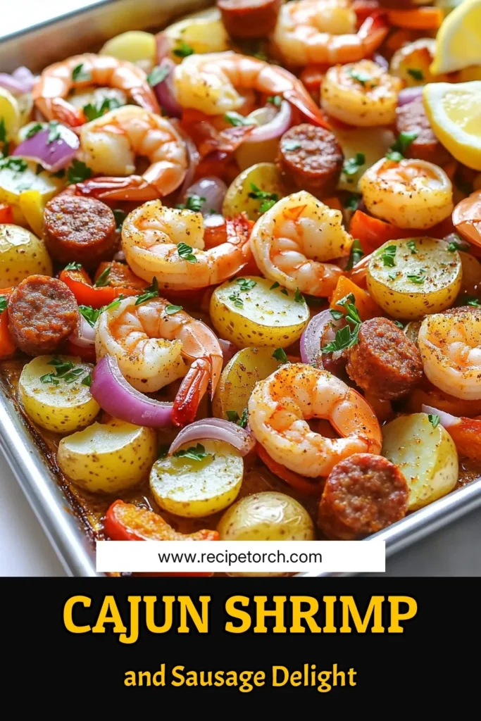 Get ready for a flavor-packed Cajun Shrimp & Sausage Sheet Pan Extravaganza that’s as easy to make as it is delicious! This one-pan meal combines juicy shrimp, savory Andouille sausage, and vibrant veggies, all seasoned to perfection. Ideal for busy weeknights, it comes together in just 35 minutes. Dive into this simple recipe and impress your family tonight! Click to explore the full recipe and get cooking! #CajunCooking #SheetPanMeal #EasyDinner #ShrimpRecipes