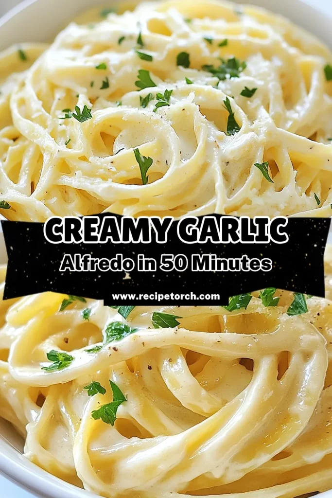 Indulge in the rich flavors of this Creamy Garlic Alfredo featuring roasted garlic and perfectly cooked fettuccine. This Easy Alfredo Sauce is a breeze to make and elevates any dinner with its creamy texture and delicious taste. Enjoy homemade Alfredo with garlic that will impress your family and friends! Don't forget to save this mouthwatering Roasted Garlic Pasta recipe for your next meal. #CreamyGarlicAlfredo #FettuccineAlfredoRecipe #RoastedGarlicPasta #EasyAlfredoSauce