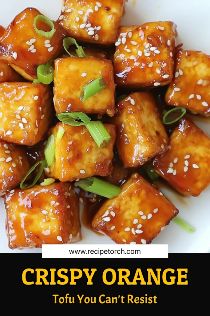 Discover the delightful taste of Crispy Orange Tofu with this easy Orange Tofu Recipe that's perfect for any meal. This Vegan Tofu Dish combines perfectly fried tofu with a zesty orange sauce for tofu that’s both healthy and satisfying. Ready in just 45 minutes, it's one of the best healthy tofu recipes to impress friends and family. Try it today and elevate your vegan cooking! Save this recipe for later inspiration! #CrispyOrangeTofu #VeganRecipes #HealthyEating #TofuRecipes