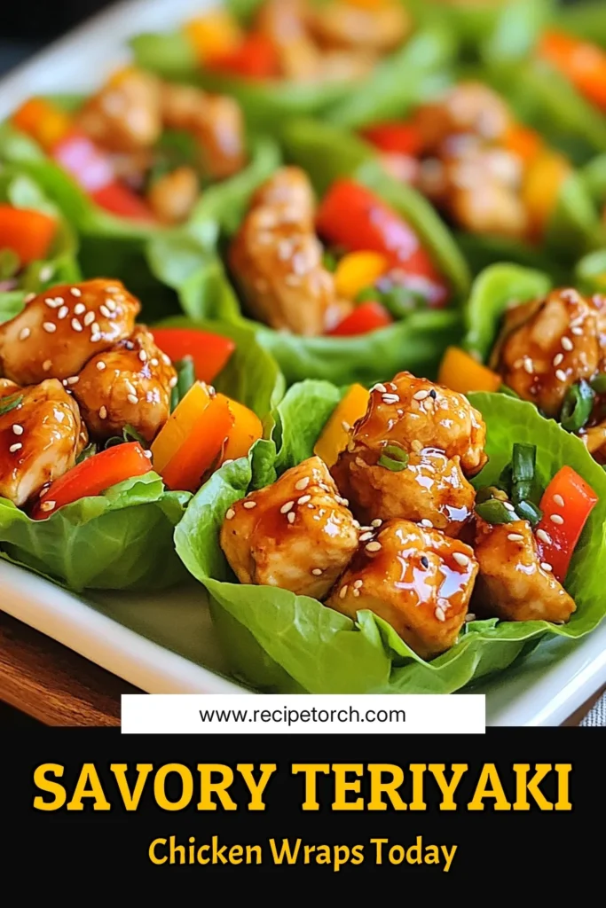 Enjoy this delicious and healthy teriyaki chicken recipe with fresh lettuce cups! Perfect for a quick lunch or dinner, these Asian lettuce wraps are packed with flavor, making them an easy teriyaki chicken dish that everyone will love. These low-carb chicken recipes are great for meal prep and a nutritious option. Try making these lettuce cups healthy recipe today and impress your family! Save this recipe for later! #TeriyakiChicken #LettuceCups #HealthyRecipes #LowCarbDinner