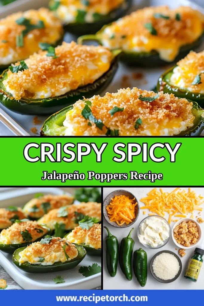 Get ready to spice up your snack time with these spicy air fryer jalape&ntilde;o poppers! This crispy jalape&ntilde;o poppers recipe features cream cheese jalape&ntilde;o poppers stuffed with a cheesy, flavorful filling and coated in crunchy panko breadcrumbs. Perfect for an air fryer appetizer, these stuffed jalape&ntilde;o poppers are quick to make and completely irresistible! Save this recipe and try it today! #AirFryerRecipes #JalapenoPoppers #SpicySnacks #Appetizers