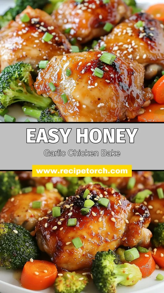 Discover the ultimate Sheet Pan Chicken Recipe with this Easy Honey Garlic Chicken! Perfect for a delicious one-pan chicken dinner, this recipe combines tender chicken thighs with vibrant veggies for a wholesome meal. With just a few simple ingredients, you can whip up a flavorful dish that everyone will love. Save this Sheet Pan Dinner Idea and make mealtime effortless and tasty! #SheetPanChicken #HoneyGarlicChicken #EasyChickenRecipes #OnePanDinner