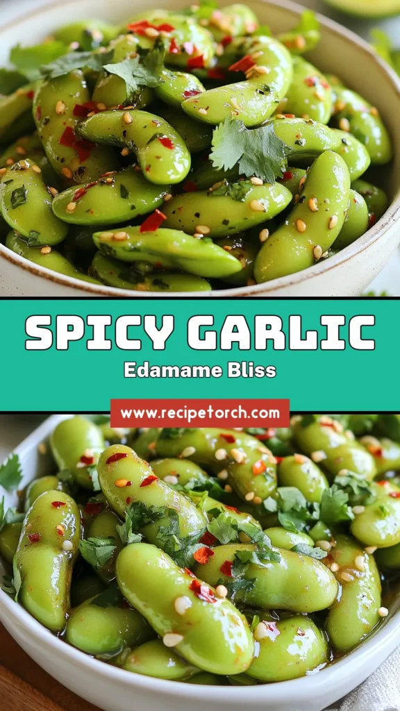 Discover the ultimate Spicy Edamame Recipe with a zesty twist in this Fiery Garlic Edamame dish! Perfect as a healthy snack or an easy appetizer, this recipe boasts bold flavors with just the right kick. Whip up this simple and delicious Zesty Garlic Edamame for your next gathering or a quick snack. Click to save this flavorful treat and impress your guests! Enjoy the heat! #SpicyEdamame #HealthySnackIdeas #EasyAppetizerRecipes #FieryGarlicEdamame