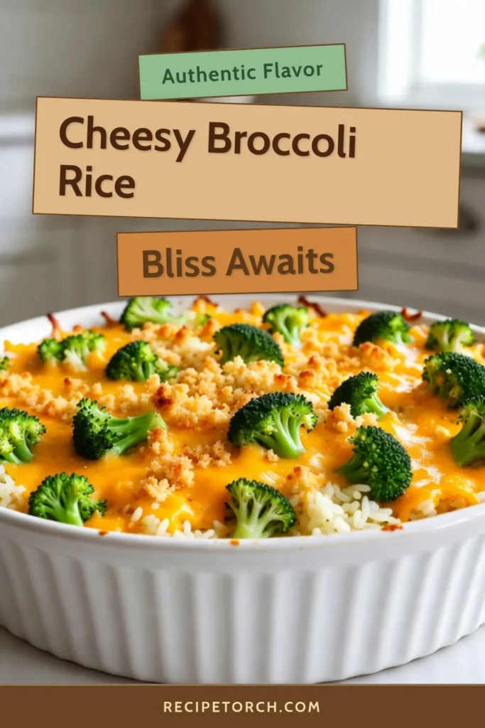Discover the ultimate Cheesy Broccoli Rice Casserole that combines creamy goodness with a delightful crunch. This easy Broccoli Rice Casserole Recipe features tender broccoli, flavorful cheddar cheese, and hearty rice, making it the perfect Easy Vegetable Casserole for your family. Don't miss out on this delicious Cream of Mushroom Casserole twist. Save this recipe for a cozy meal night! #CheesyBroccoliRiceCasserole #EasyCasserole #VegetableRecipe #CheddarCheeseCasserole