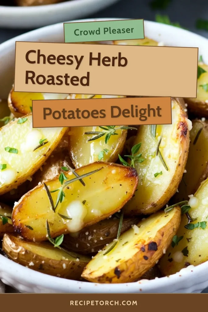 Discover the perfect side dish with these Parmesan roasted fingerling potatoes! This herb roasted potatoes recipe is simple and delivers crispy fingerling potatoes every time. Coated in olive oil, garlic, and fresh herbs, then topped with melted Parmesan, these roasted potatoes with Parmesan are sure to impress. Try this easy roasted potato side dish tonight and elevate your meals. Save this recipe for your next dinner! #ParmesanPotatoes #RoastedVeggies #EasyRecipes #SideDishIdeas