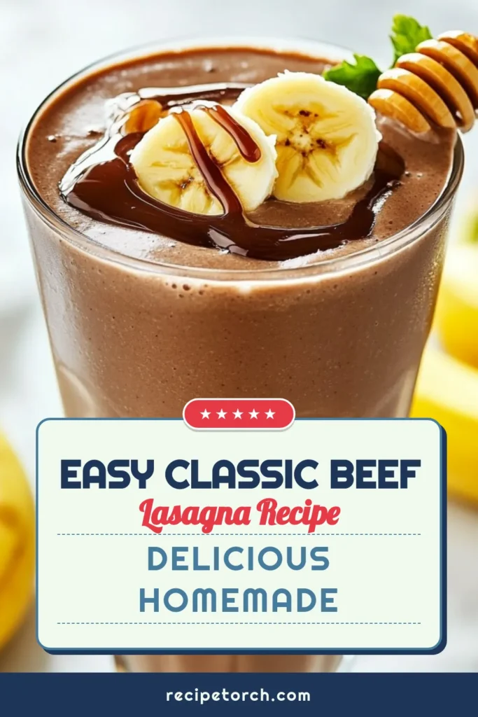 Indulge in a delicious Choco-Banana Smoothie that combines creamy peanut butter and ripe banana for a healthy treat. This Peanut Butter Banana Shake is perfect for breakfast or a snack, packed with nutrients. Try this Healthy Chocolate Banana Drink made with unsweetened almond milk for a satisfying and creamy banana smoothie recipe that you&rsquo;ll love. Blend it up and enjoy! Save this recipe for your next smoothie fix! #SmoothieRecipes #HealthyLiving #BananaSmoothie #ChocoTreats