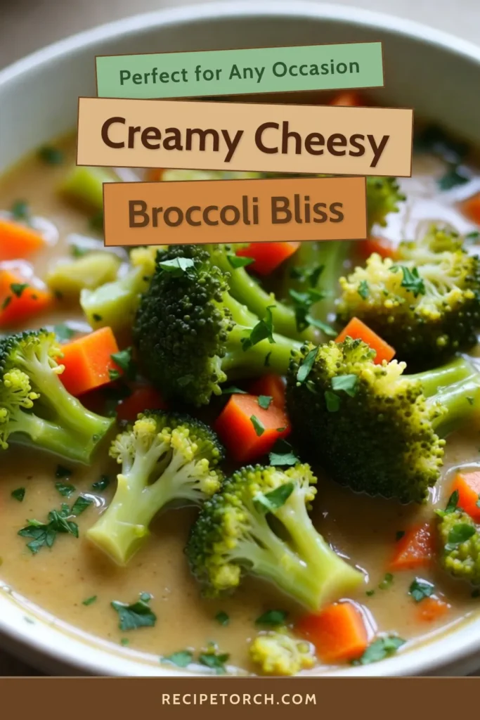 Discover the ultimate cheesy broccoli soup recipe that brings together the rich flavors of a creamy vegetable soup with sharp cheddar cheese. This hearty cheddar cheese soup is perfect for cozy nights and makes a delightful vegetarian broccoli soup. Try this healthy broccoli recipe and enjoy great taste without compromising on nutrition. Save this copycat Panera broccoli cheddar soup for your next meal! #BroccoliSoup #HealthyRecipes #VegetarianRecipes #ComfortFood
