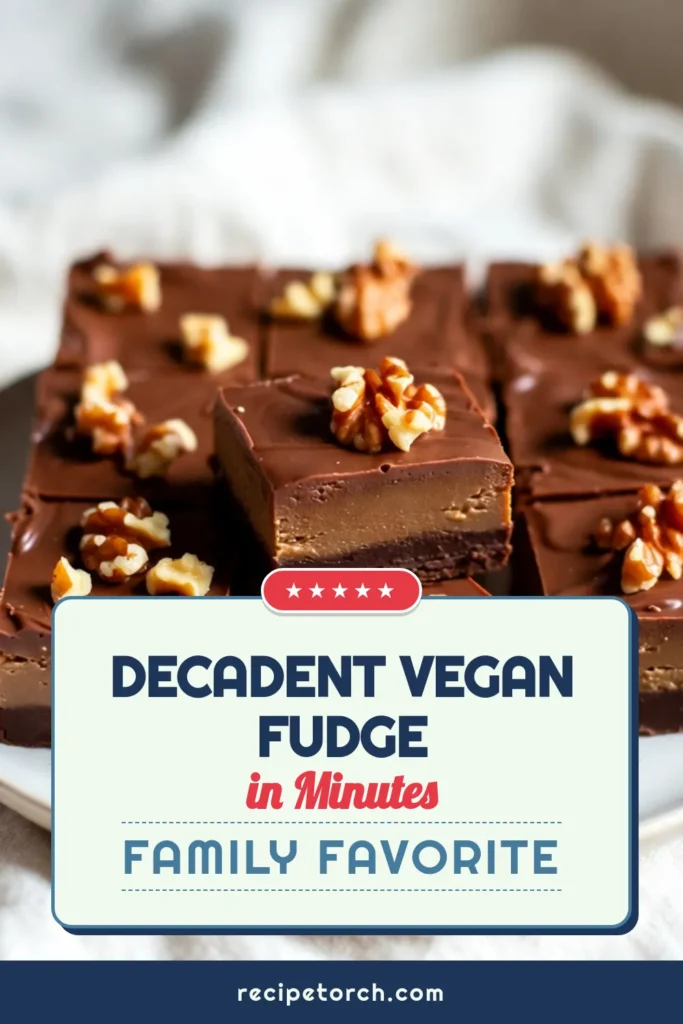 Indulge in this delicious Vegan Peanut Butter Chocolate Fudge, a must-try vegan fudge recipe that's both easy and satisfying! Perfect as a dairy-free dessert or healthy vegan snack, this peanut butter chocolate fudge is made with simple ingredients like natural peanut butter, maple syrup, and dairy-free chocolate chips. Whip up these easy vegan treats in just 15 minutes! Save this recipe for your next sweet craving! #VeganFudge #DairyFreeDessert #HealthySnacks #EasyVeganTreats