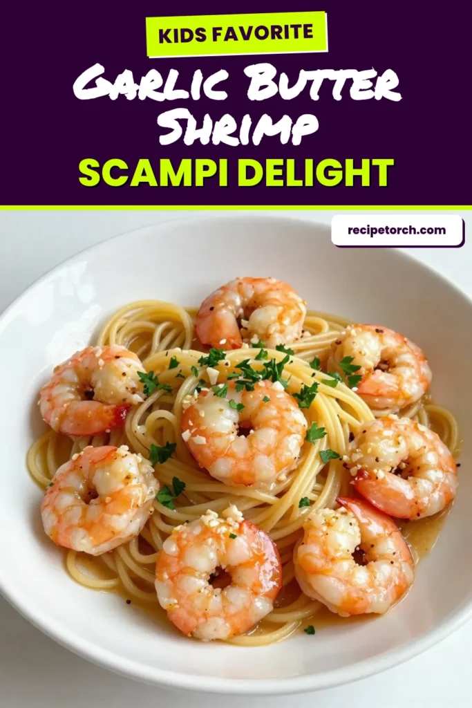 Indulge in this quick and easy garlic butter shrimp scampi recipe that combines succulent shrimp with perfectly cooked linguine. This easy shrimp pasta dish is ready in just 25 minutes and packed with flavor from garlic, lemon, and red pepper flakes. Serve it up with a sprinkle of fresh parsley and Parmesan for a delightful meal. Pin this quick garlic shrimp recipe for your next dinner! #GarlicButterShrimpScampi #ShrimpScampiRecipe #EasyShrimpPasta #LinguineWithShrimp
