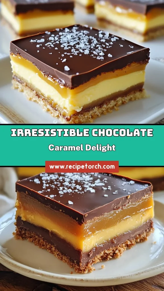 Indulge in this decadent chocolate caramel slice that will satisfy your sweet tooth! This no-bake chocolate dessert is made with delightful layers of biscuit, rich caramel, and a luscious chocolate topping, all featuring sweetened condensed milk recipes. Perfect for gatherings, this easy caramel slice is sure to impress. Grab the recipe and create a treat everyone will adore! Save this for your next dessert craving! #ChocolateCaramelSlice #NoBakeDessert #SweetTreats #CondensedMilkRecipes