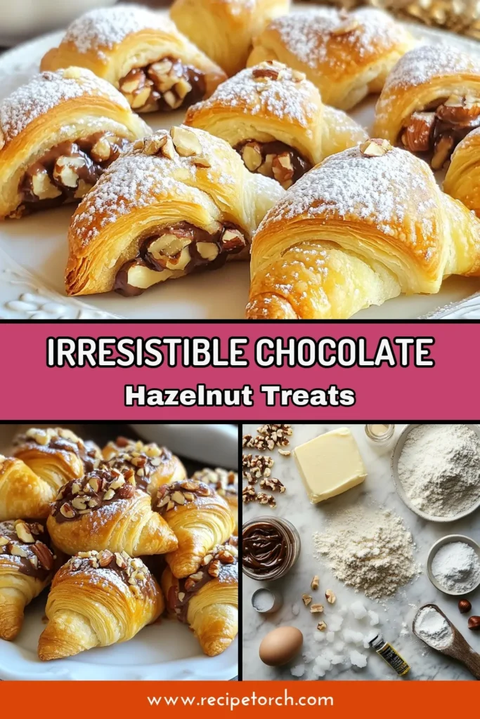 Indulge in the delightful flavors of Chocolate Hazelnut Rugelach! This easy rugelach recipe combines creamy hazelnut pastry with Nutella for a treat that's perfect for any occasion. With simple ingredients and straightforward steps, you can create mouthwatering rugelach cookies that are sure to impress. Ready to bake? Save this Chocolate Hazelnut Rugelach recipe for an irresistible dessert! #RugelachRecipe #NutellaRugelach #HazelnutPastry #EasyRugelachCookies