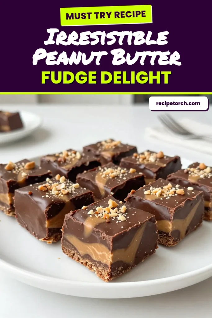Indulge in this irresistible Chocolate Peanut Butter Swirl Fudge! This easy fudge recipe combines creamy peanut butter and luscious chocolate for a no-bake fudge dessert that's perfect for any occasion. Made with sweetened condensed milk fudge, it's simple to whip up and even easier to enjoy. Treat yourself and your loved ones&mdash;save this recipe for a deliciously chocolatey experience! #ChocolatePeanutButterFudge #EasyFudgeRecipe #NoBakeFudge #ChocolateSwirlFudge
