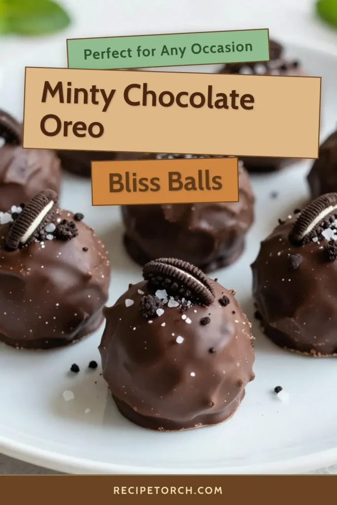Indulge in the deliciousness of Chocolate Mint Oreo Truffles! This easy Oreo truffle recipe combines crushed Oreos, cream cheese, and peppermint for a delectable mint chocolate dessert that&rsquo;s no-bake. Perfect for parties or a sweet treat anytime, these no-bake mint truffles are sure to impress. Try this easy Oreo dessert recipe today and make your taste buds dance! Save this recipe for later! #ChocolateMintOreoTruffles #OreoTruffleRecipe #MintChocolateDessert #EasyOreoDessertRecipes