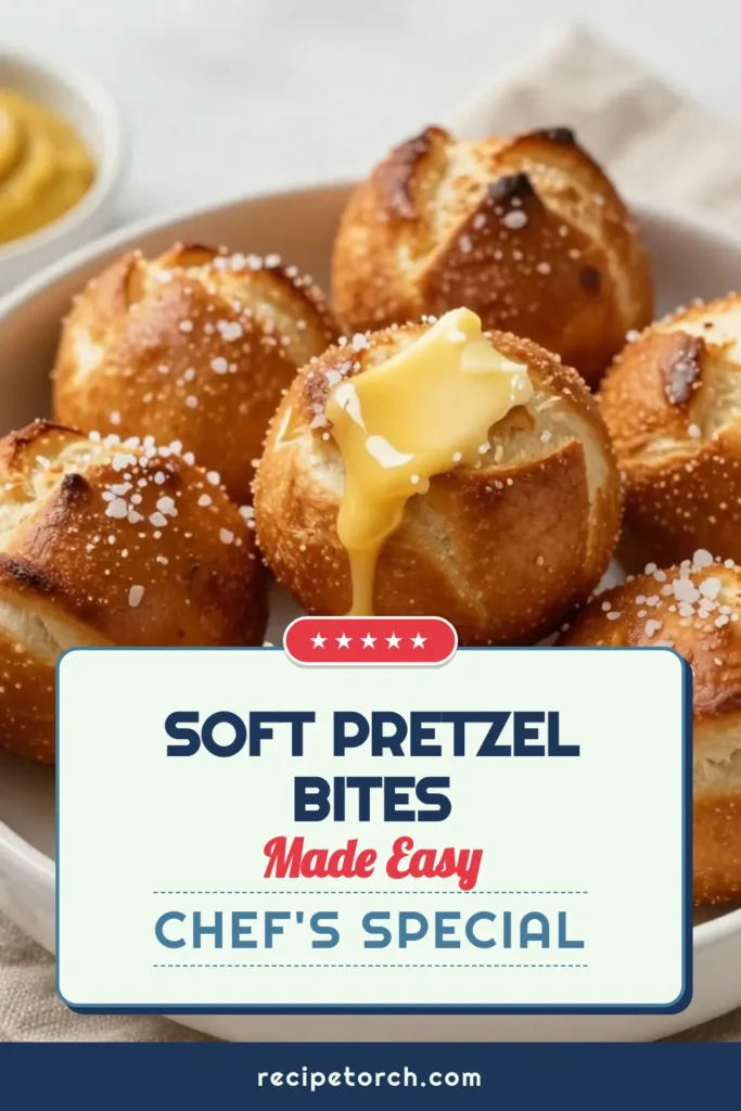 Indulge in delicious homemade pretzel bites with this easy soft pretzel bites recipe! These fluffy pretzel bites are perfect as snacks or party appetizers. Learn how to make baking homemade pretzels a breeze with simple ingredients and straightforward steps. Delight your friends and family with warm, golden bites that pair perfectly with dips! Save this recipe for a fun baking day! #PretzelBites #HomemadePretzels #BakingFun #SnackIdeas