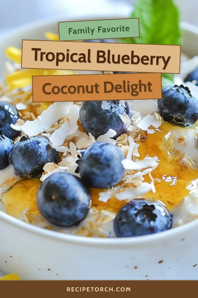 Discover the deliciousness of Blueberry Coconut Overnight Oats, a healthy overnight oats recipe that&rsquo;s perfect for busy mornings. Made with creamy coconut milk oats and loaded with fresh blueberries and nutritious chia seeds, this easy breakfast recipe will kickstart your day with flavor and energy. Try this coconut milk oats blend and elevate your breakfast routine. Don&rsquo;t forget to save this recipe for later! #HealthyEating #BreakfastGoals #OvernightOats #YummyRecipes