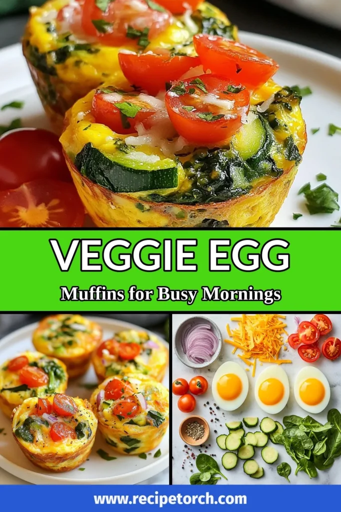 Discover the delicious way to kickstart your day with these veggie egg muffins! Packed with spinach, bell pepper, zucchini, and cheese, these healthy breakfast muffins are perfect for meal prep and will keep you fueled all morning. Whip up a batch of baked veggie muffins for an easy grab-and-go option. Enjoy them warm or store for later. Try these spinach egg muffins today for a tasty, nutritious breakfast! #HealthyBreakfast #MealPrep #EggMuffins #VeggieRecipes