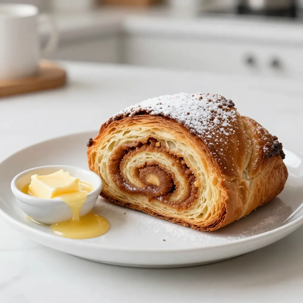 - 4 cups all-purpose flour - 1/4 cup granulated sugar - 2 1/4 teaspoons instant yeast - 1 teaspoon salt - 1 cup milk - 1/2 cup unsalted butter - 2 large eggs - 1 tablespoon ground cinnamon - 1/2 cup packed brown sugar - Powdered sugar for dusting - Fresh fruit for serving - Caramel sauce for drizzling When I make Cinnamon Sugar Pull-Apart Bread, I gather my ingredients first. This helps me stay organized and ensures I have everything I need. Here’s what I use: - All-purpose flour is the main ingredient. It gives the bread structure. - Granulated sugar adds sweetness to the dough. - Instant yeast helps the bread rise quickly. It makes the dough fluffy. - Salt balances the flavors and enhances the bread. - Milk makes the dough tender and moist. I warm it gently before using. - Unsalted butter adds richness. I melt it for easy mixing. - Eggs give the bread a lovely color and help it rise. - Ground cinnamon is the star of the show. It brings warm, cozy flavors. - Brown sugar adds sweetness and a hint of caramel flavor. For a little extra fun, I sometimes add optional ingredients. Lightly dusting with powdered sugar makes it look pretty. I also like to serve it with fresh fruit or a drizzle of caramel sauce on top. These touches make it even more special. {{ingredient_image_2}} 1. In a large bowl, mix 2 cups of all-purpose flour, granulated sugar, instant yeast, and salt. Stir until well combined. 2. In another bowl, whisk together the warm milk, melted butter, and eggs. Make sure it is smooth. 3. Gradually pour the wet mixture into the dry ingredients. Stir until a shaggy dough forms. 4. Slowly add the remaining flour, about 1/2 cup at a time, until the dough is soft and slightly sticky. 5. Transfer the dough to a floured surface. Knead it for 5-7 minutes until it feels smooth and elastic. 1. Shape the kneaded dough into a ball. Place it in a greased bowl. 2. Cover the bowl with a clean towel. Let the dough rise in a warm spot for 1 hour, or until it doubles in size. 1. While the dough rises, mix the ground cinnamon and packed brown sugar in a small bowl. Combine well. 2. Once the dough has risen, gently punch it down to remove air bubbles. Roll it out into a 12x18 inch rectangle on a floured surface. 3. Brush the surface of the dough with the melted butter. Evenly sprinkle the cinnamon-sugar mixture over the dough. 4. Cut the dough into strips that are about 1-2 inches wide. Stack the strips on top of each other and cut the stack into squares. 5. Grease a loaf pan and carefully arrange the squares inside it vertically, making sure they fit snugly. 1. Cover the loaf pan with a towel. Allow it to rise in a warm place for about 30 minutes. 2. Preheat your oven to 350°F (175°C) during the last 10 minutes of the second rise. 3. Bake the bread for 30-35 minutes, or until the top is golden brown. A toothpick inserted in the center should come out clean. 4. After baking, let the bread cool in the pan for 10 minutes. Carefully transfer it to a wire rack to cool completely. To make sure your dough rises well, choose a warm spot. A sunny kitchen or near an oven works great. The heat helps the yeast grow, making the dough fluffy. Watch your oven temperature closely. Preheat it to 350°F (175°C) before baking. An accurate oven ensures even baking. Use an oven thermometer for best results. For extra flavor, brush more melted butter on the dough before adding cinnamon sugar. This adds richness and helps the sugar stick well. You can also mix in chocolate chips or nuts for added texture. They make each bite unique and tasty. Serve the pull-apart bread warm for the best taste. Dust it lightly with powdered sugar for a pretty finish. Pair it with melted butter for dipping. Fresh fruit or a drizzle of caramel sauce adds a lovely touch. It makes the bread feel even more special! Pro Tips Use Room Temperature Ingredients: Ensuring that your eggs and butter are at room temperature will help create a smoother dough that rises better. Kneading Technique: Knead the dough until it is smooth and elastic; this helps develop gluten, which gives the bread its structure and chewiness. Perfect Rising Environment: To create an ideal environment for rising, place the dough in a warm spot, or use an oven with the light on to keep it cozy. Check for Doneness: To ensure your bread is fully baked, use a toothpick; it should come out clean from the center of the loaf. {{image_4}} You can change the taste of your Cinnamon Sugar Pull-Apart Bread easily. Adding nuts like walnuts or pecans gives a nice crunch. These nuts blend well with the sweet cinnamon. You can also mix in chocolate or fruit fillings. Dark chocolate chips melt into gooey pockets. Fresh berries or sliced apples add a fruity twist. These flavors make the bread unique and fun. If you need gluten-free options, you can swap all-purpose flour for a gluten-free blend. Make sure to use a mix that works for yeast breads. This will help keep the texture light and fluffy. For those who want a vegan treat, use plant-based milk and replace eggs with flaxseed meal. Mix one tablespoon of flaxseed with three tablespoons of water. Let it sit until it thickens. This works great as an egg substitute. These simple swaps keep the joy of cinnamon bread for everyone. To keep your Cinnamon Sugar Pull-Apart Bread fresh, store it at room temperature. Wrap it in plastic wrap or place it in an airtight container. This helps prevent it from drying out. Your bread will stay good for about 2 to 3 days this way. If you want to keep it longer, refrigeration is an option, but it can change the texture. If you choose to refrigerate, wrap it in foil. This will help it stay moist. Just remember to let it sit at room temperature before serving. For long-term storage, you can freeze your pull-apart bread. First, let it cool completely. Then, wrap it tightly in plastic wrap. After that, place it in a freezer bag. Make sure to remove as much air as possible. Your bread can last up to 3 months in the freezer. When you’re ready to enjoy it, take it out of the freezer. Let it thaw in the fridge overnight. Then, to reheat, place it in a preheated oven at 350°F (175°C) for about 10-15 minutes. This will help restore its warmth and softness. Can I make Cinnamon Sugar Pull-Apart Bread ahead of time? Yes, you can prepare the dough ahead of time. After the first rise, you can cover it and place it in the fridge overnight. Just remember to let it warm up before shaping and baking. How can I tell if my bread is fully baked? To check if the bread is done, insert a toothpick into the center. If it comes out clean, the bread is ready. The top should also be golden brown and feel firm to the touch. Can I use active dry yeast instead of instant yeast? Yes, you can use active dry yeast. Just remember to proof it first in warm milk with a bit of sugar before adding it to the flour. This step wakes up the yeast. What can I substitute for milk? If you need a substitute for milk, try using almond milk or oat milk. Both options work well and keep the dough moist. Is it better to serve warm or cold? It’s best to serve the bread warm. The cinnamon sugar filling will be gooey and tasty. Warm bread is a cozy treat for everyone. How long does Cinnamon Sugar Pull-Apart Bread last? If stored in an airtight container, the bread lasts about 3 days. Reheat it in the oven for a few minutes to enjoy its warm flavors again. This blog post covered how to make a delicious Cinnamon Sugar Pull-Apart Bread. We talked about the key ingredients and step-by-step baking instructions. You learned tips for baking and how to enhance flavor. We also explored fun variations to fit your needs. Lastly, we discussed the best ways to store your bread. With these insights, you can make a tasty treat at home. Enjoy experimenting with your creations and share them with others!