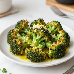 Lemon Garlic Roasted Broccoli Flavorful and Simple Dish